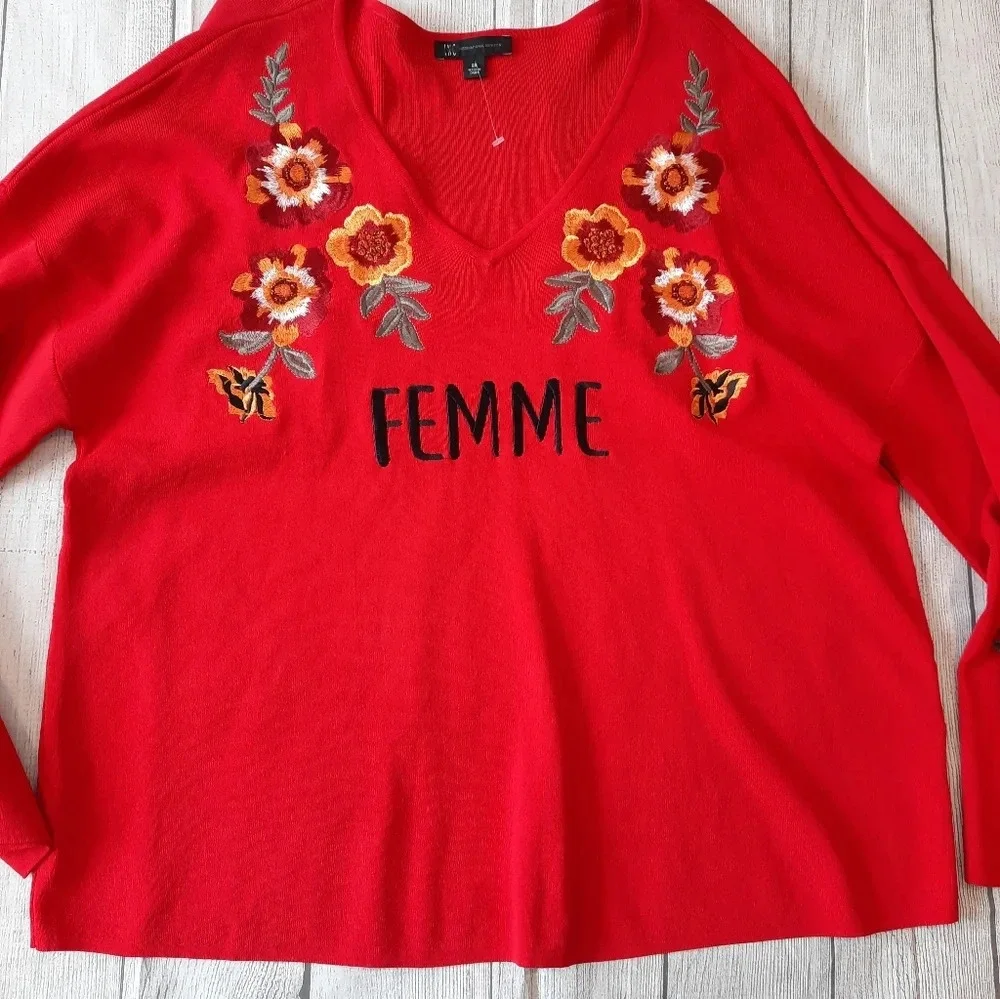 INC International Concept •2X• Femme Embroidered - Picture 9 of 9